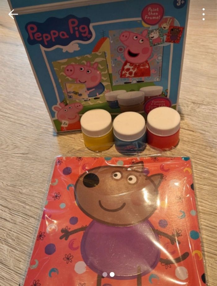 Peinture a doigt Peppa pig - photo numéro 2