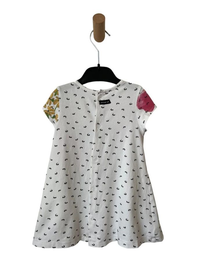 Robe d’été à manches courtes (fourmis) - Catimini 18 mois (80cm) - photo numéro 3