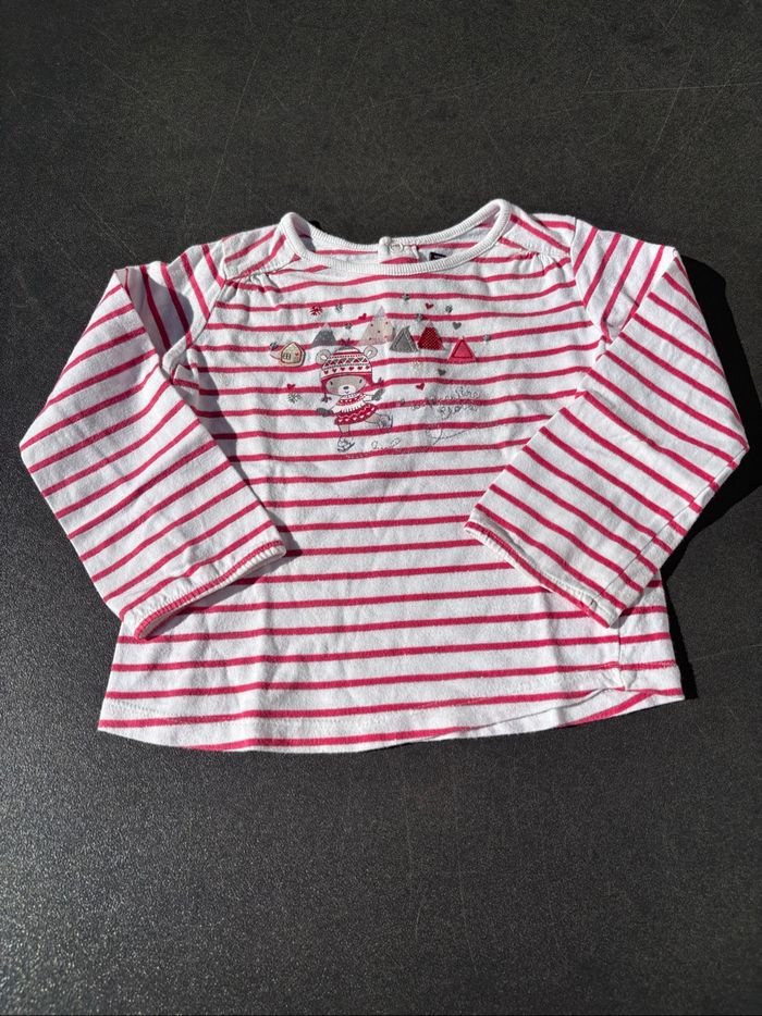 T-shirt manches longues 18 mois première étoile sergent major
