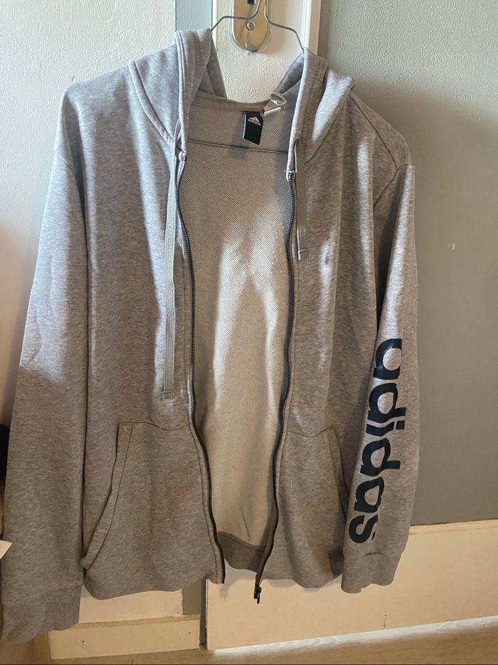 Veste adidas femme grise taille XL - photo numéro 3