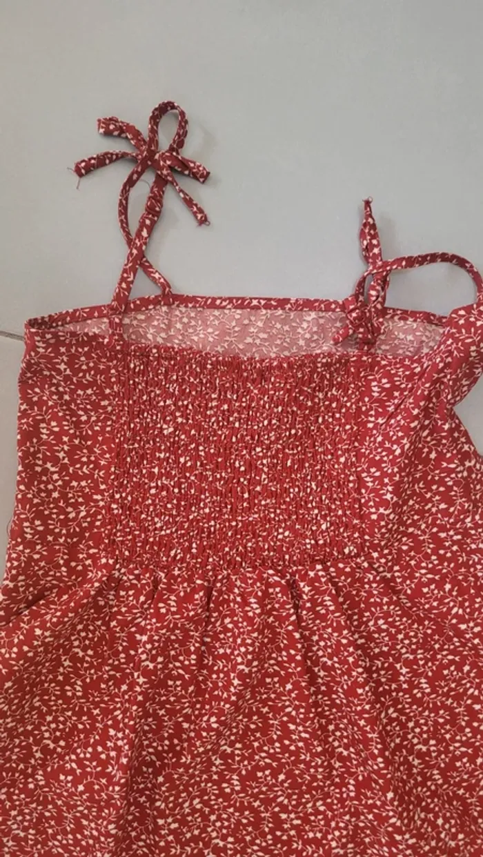 Robe fleurie rouge - photo numéro 6