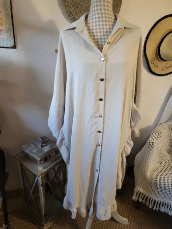 Robe longue overside