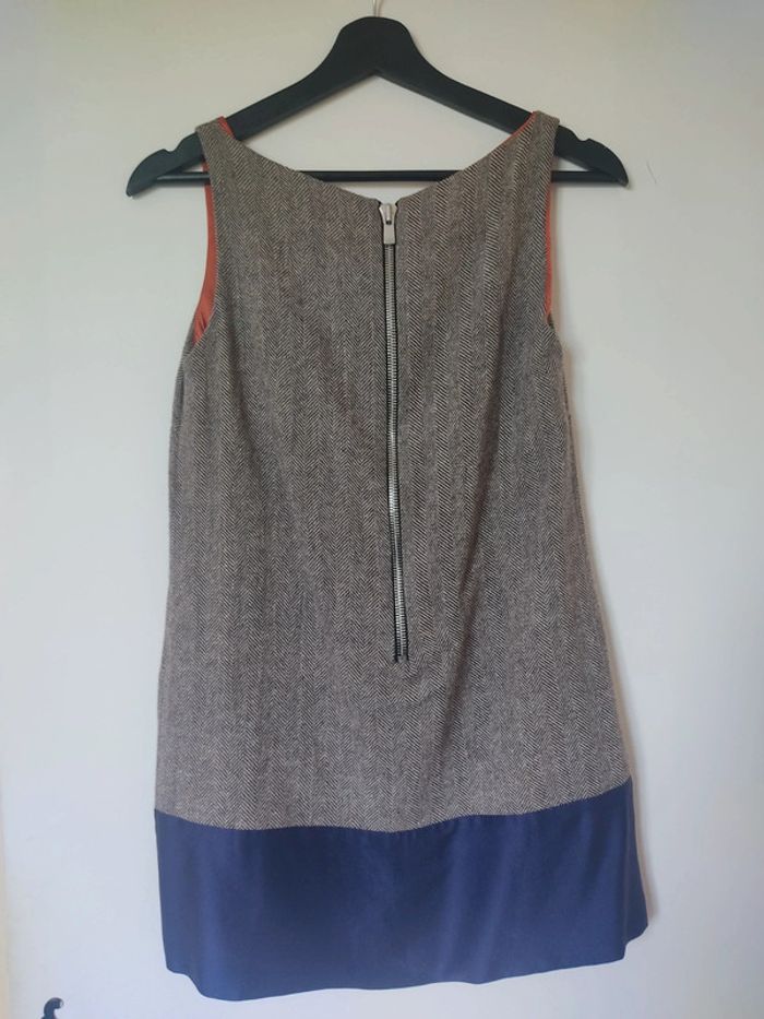 Robe mi-longue XS 100% soie fait main et brodé Ella Luna Vintage - photo numéro 6