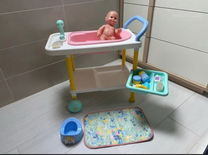 Table a langer baignoire d’imitation - photo numéro 2