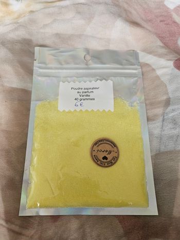 Poudre aspirateur au parfum Vanille