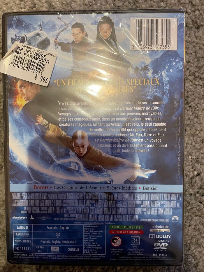 Le dernier maître de l'air en dvd - photo numéro 2