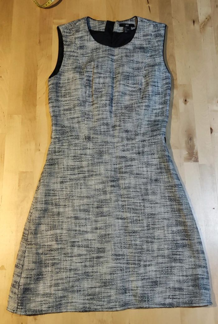 Robe élégante gris chiné H&M - photo numéro 2