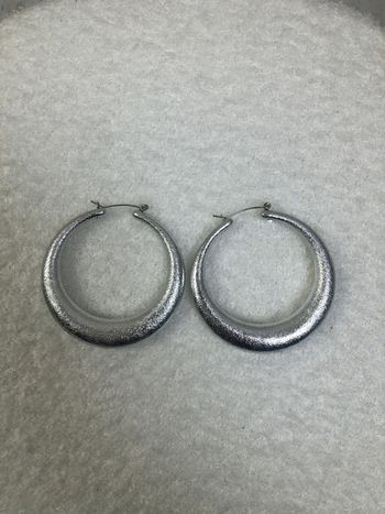 Boucles d’oreilles argenté femme