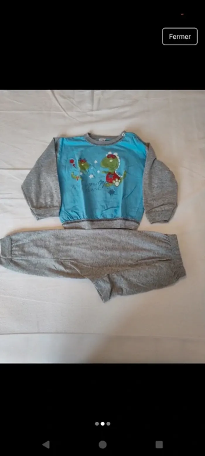 Pyjamas garçon motif dragon - photo numéro 2