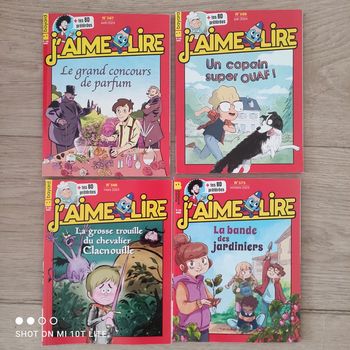 Lot de 4 livres j'aime lire