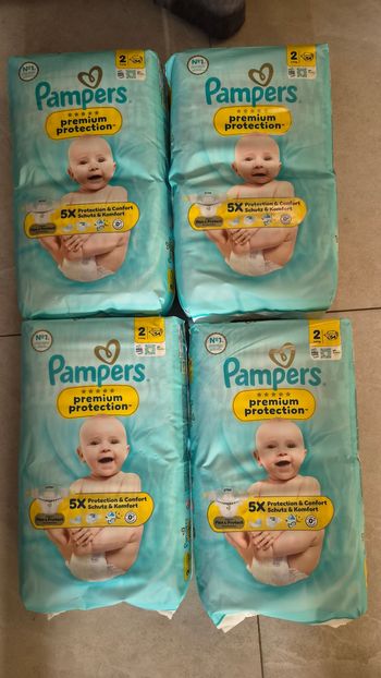 Pampers couches protection premium taille 2