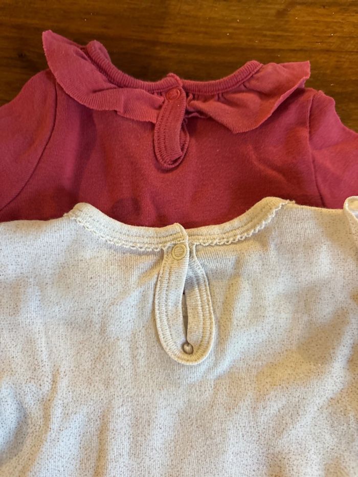 Lot de 2 tee shirt Petit Bateau 3M - photo numéro 6