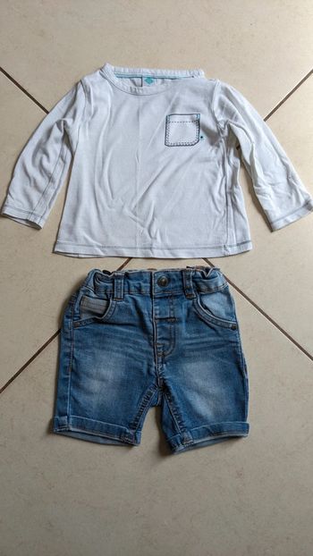 Tenue été garçon 12-18 mois
