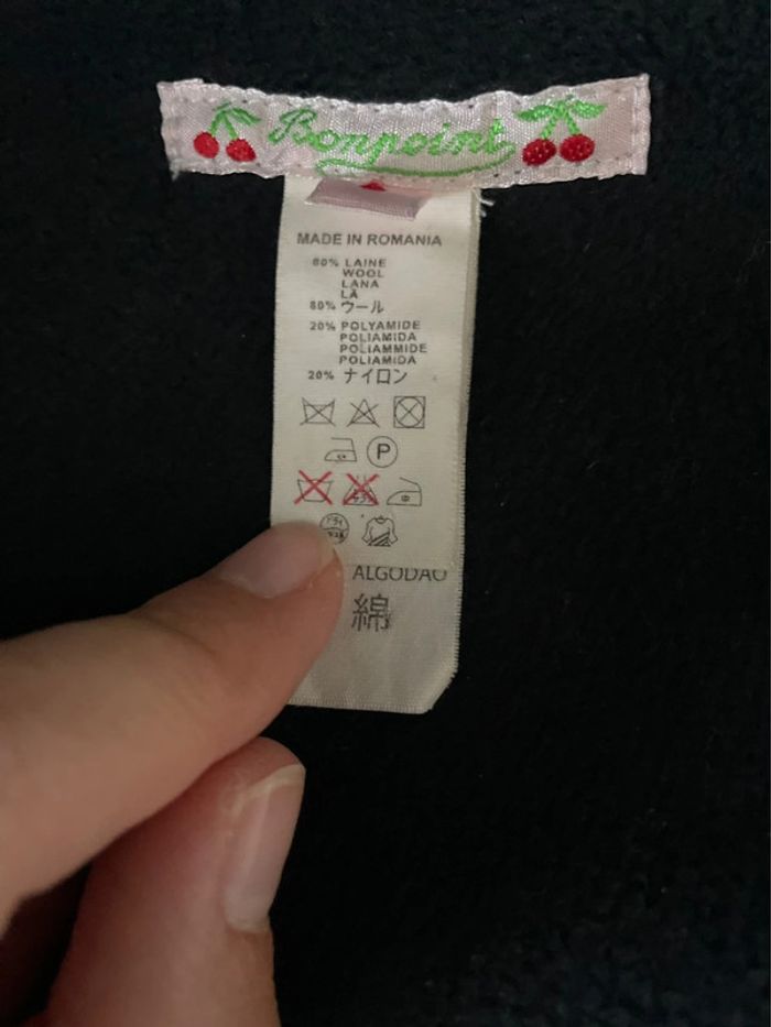 Manteau gris fille enfant bonpoint - photo numéro 8