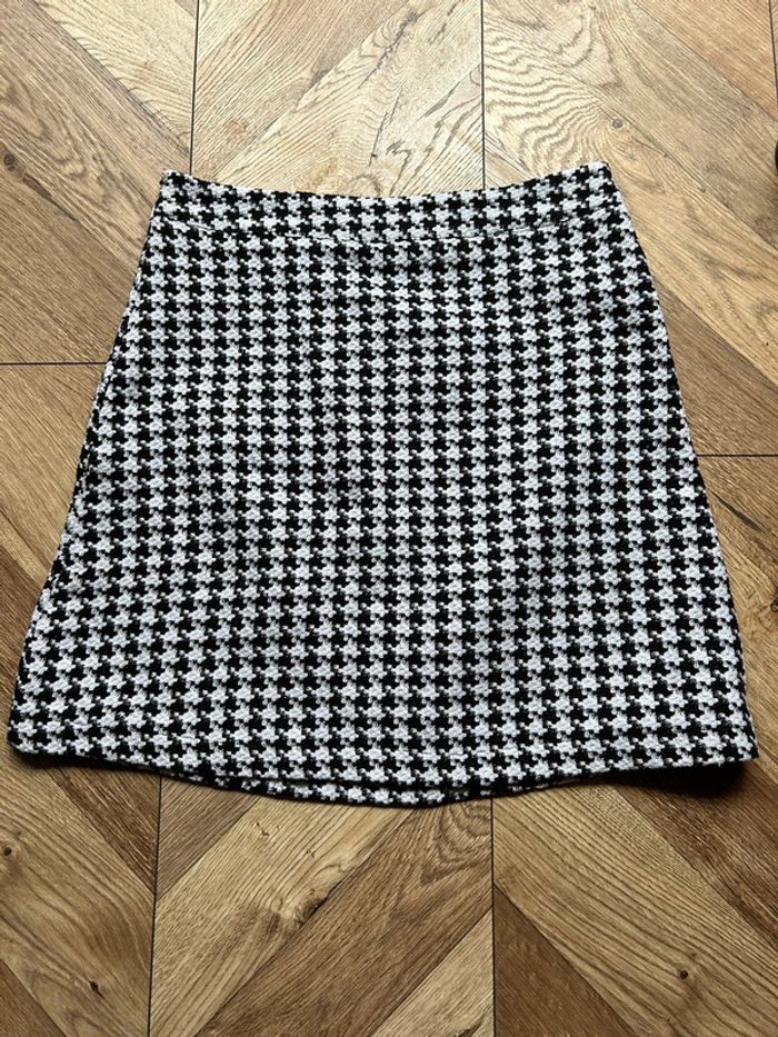 Jupe motifs pied de poule