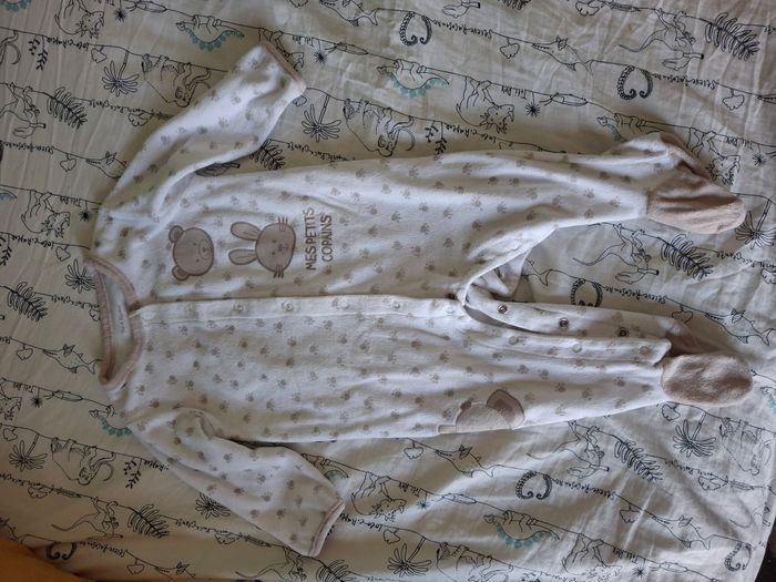 Dors-bien/pyjama velours bébé 9 mois