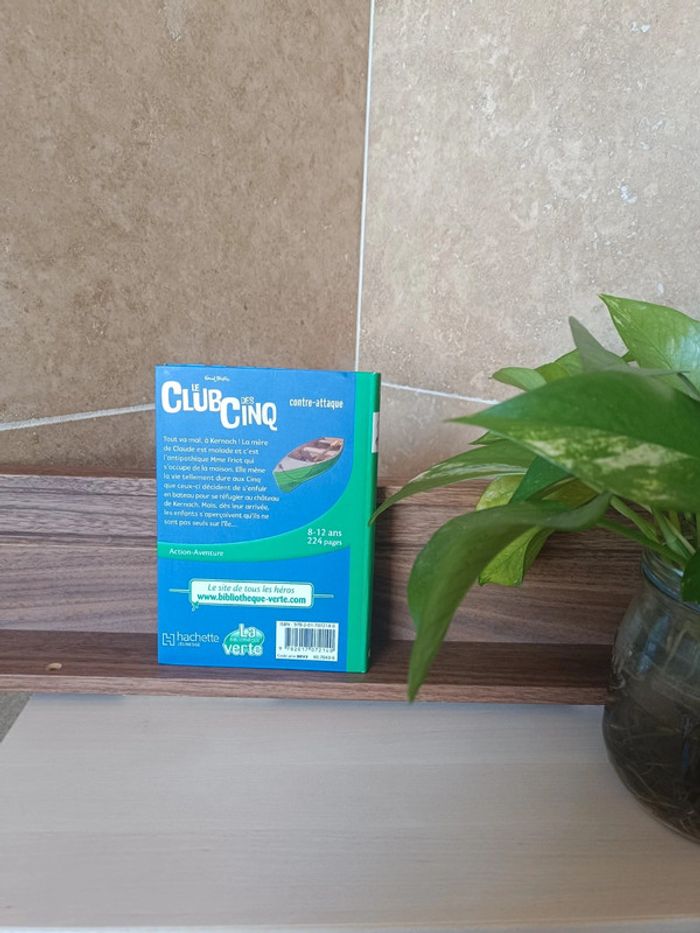 Livre le club des cinq bibliothèque verte - photo numéro 2