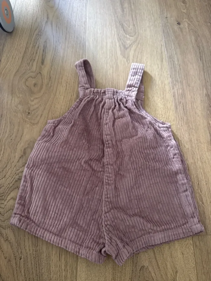 Salopette short - rose Kiabi - photo numéro 4