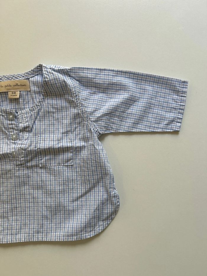 Blouse chemise La Petite Collection 0-6 mois - photo numéro 4