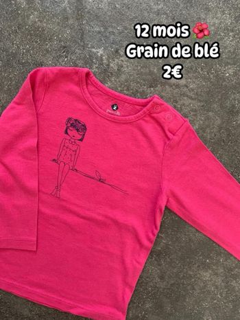 T-shirt 🌺 12 mois 🌺 Grain de blé