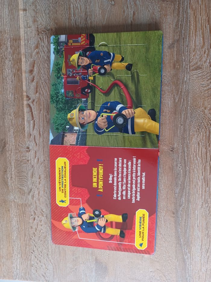 livre puzzle sam le pompier - photo numéro 5
