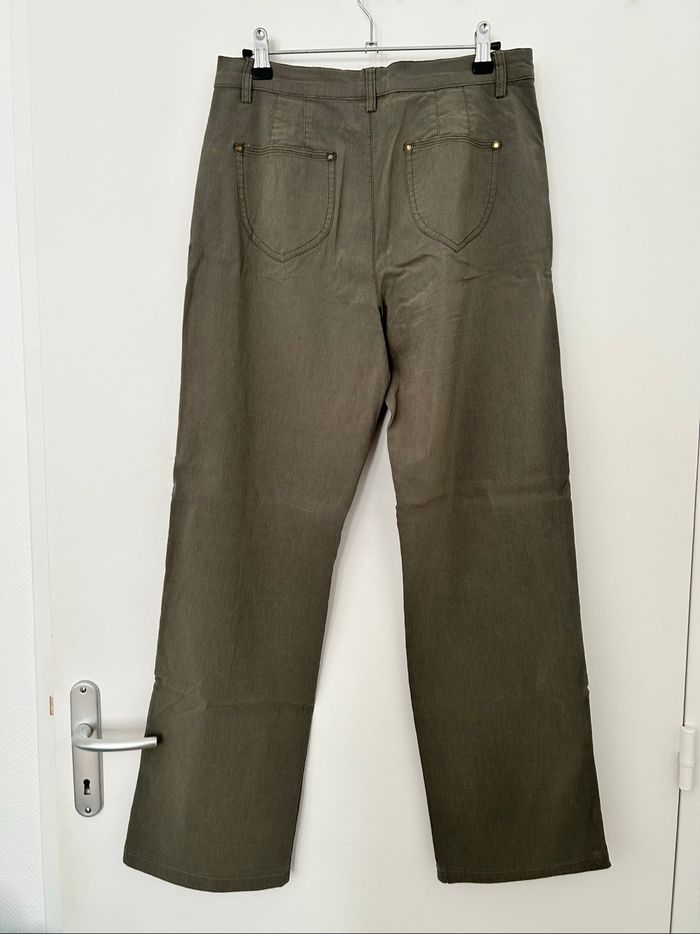 Pantalon kaki femme élastique Biaggini 42 - photo numéro 6