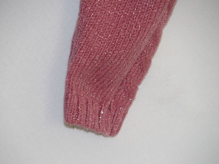 Pull laine rose paillette - photo numéro 4