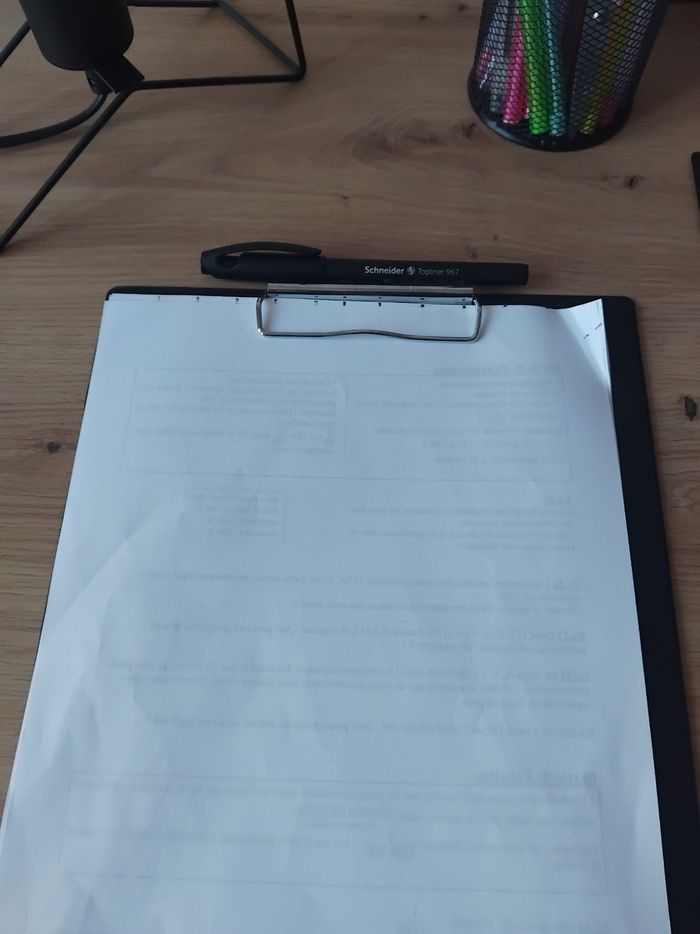 Porte bloc à pince A4 bureau - photo numéro 4