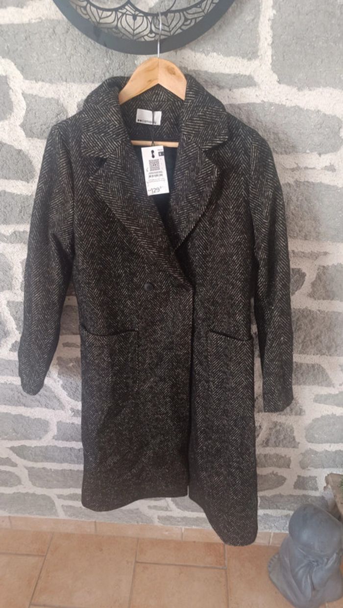 Manteau long taille S camaïeu neuf