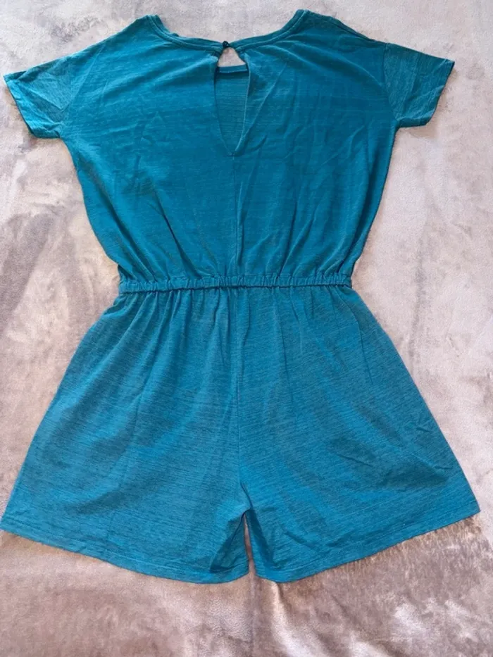 Combi short femme taille S Sessùn bleu turquoise en très bon état - photo numéro 5