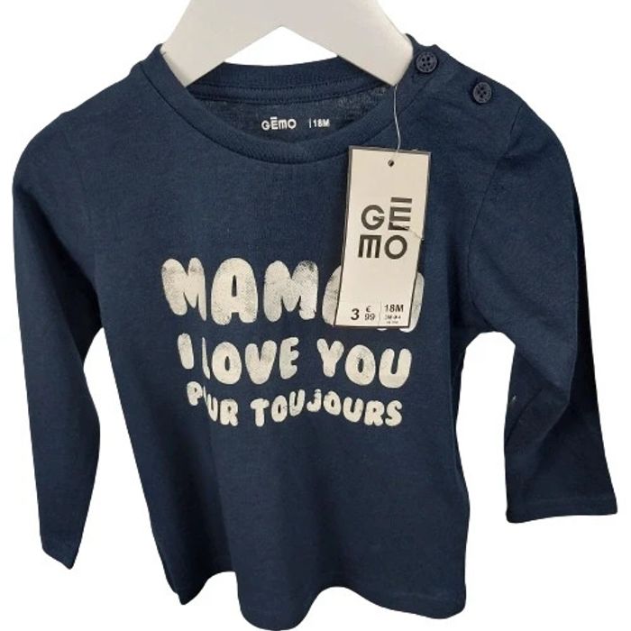 Lot de 2 Tee-shirts gemo - photo numéro 3