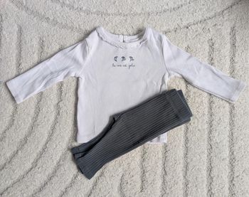 Ensemble Tee-shirt ML + legging TBE