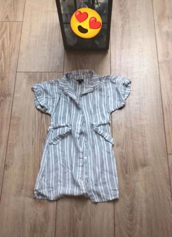 Robe à rayures 4ans Kiabi état neuf