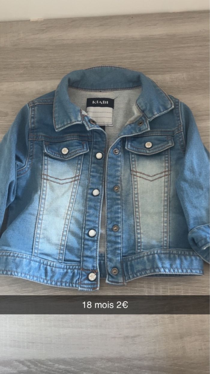 Veste en jeans 18 mois