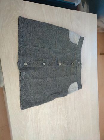 Jupe bi gris 5 boutons orchestra 12 ans