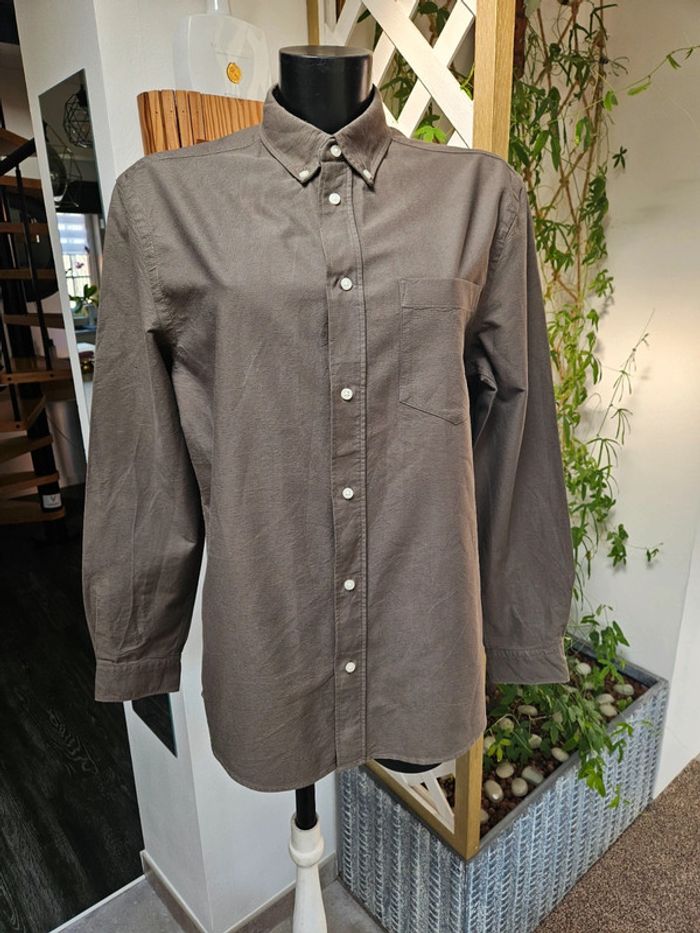 H&M chemise homme kaki taille M