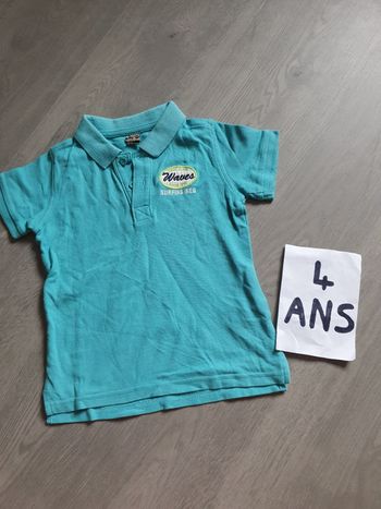 Maillot t-shirt polo 4ans garçon