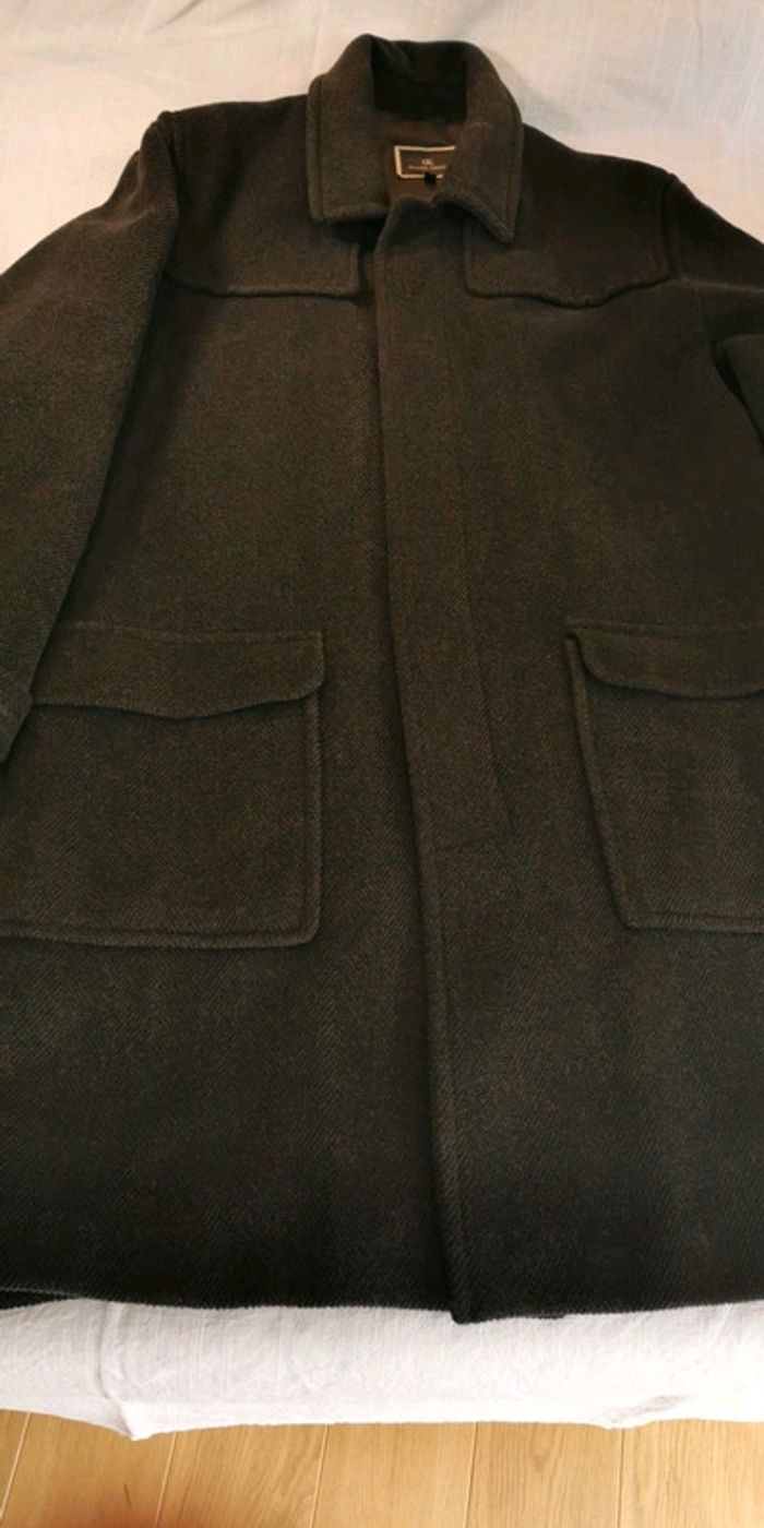 Manteau homme laine cachemire gris Oliver Grant XL