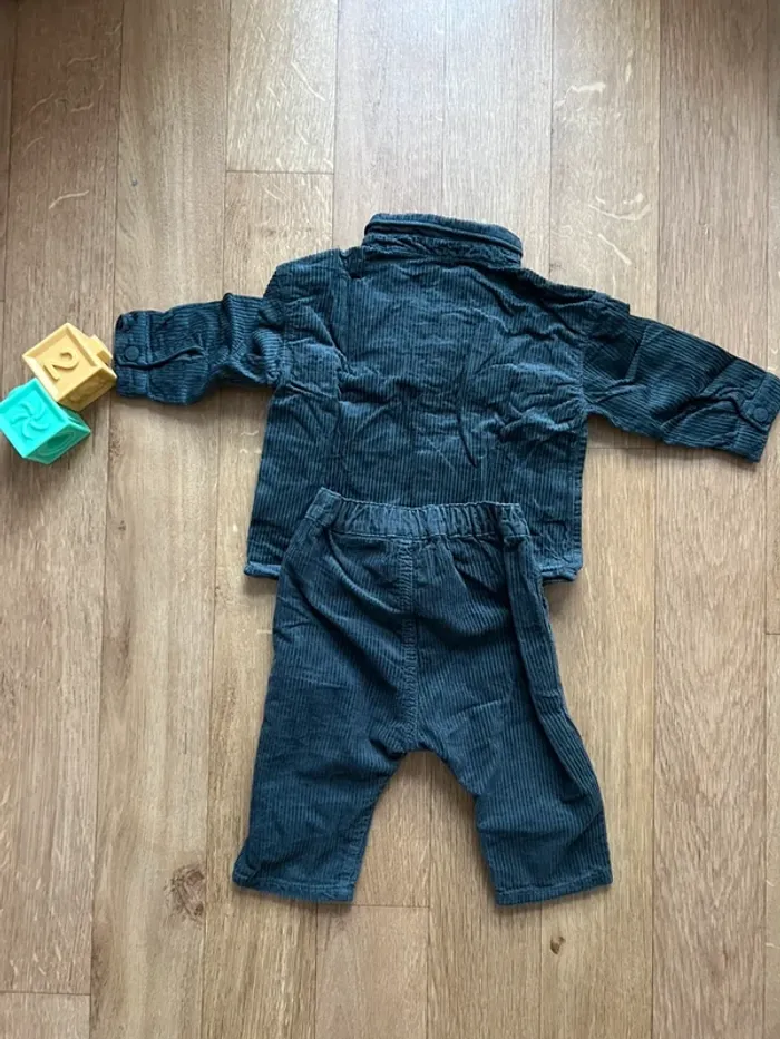 Ensemble Velours H&M 9 mois - photo numéro 2