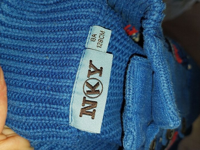 Pull chaud bleu - photo numéro 3