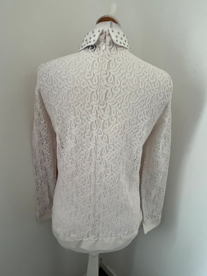 Blouse dentelle col Claudine The Kooples S - photo numéro 5
