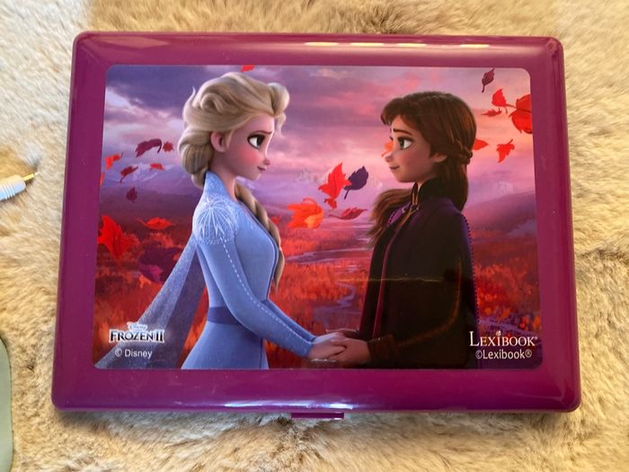 Ordinateur éducatif bilingue Disney Frozen II - Lexibook 124 activités éducatives