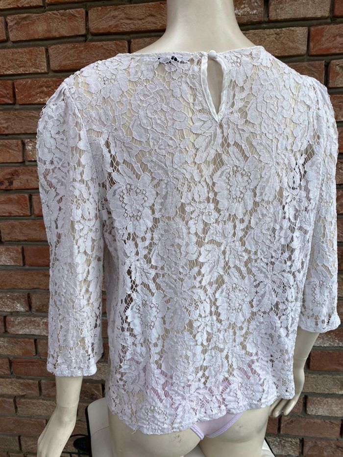 Blouse dentelle 🌸 Kiabi 🌸 42 - photo numéro 4