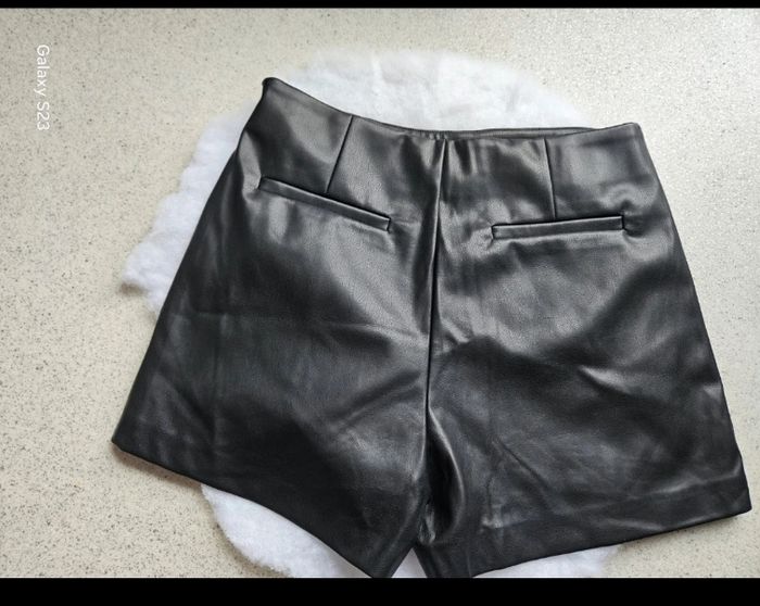 Magnifique jupe short en similu cuir Oraije taille M - photo numéro 2