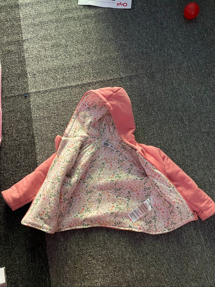 Veste fille rose 6 mois - photo numéro 4
