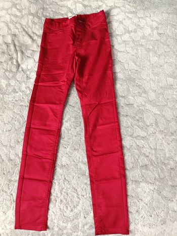 Pantalon rouge Camaïeu neuf femme