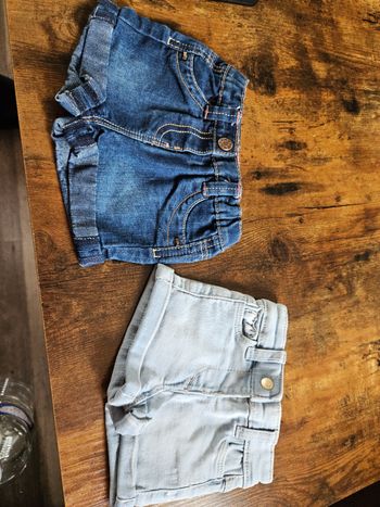 Lot de 2 short en jean