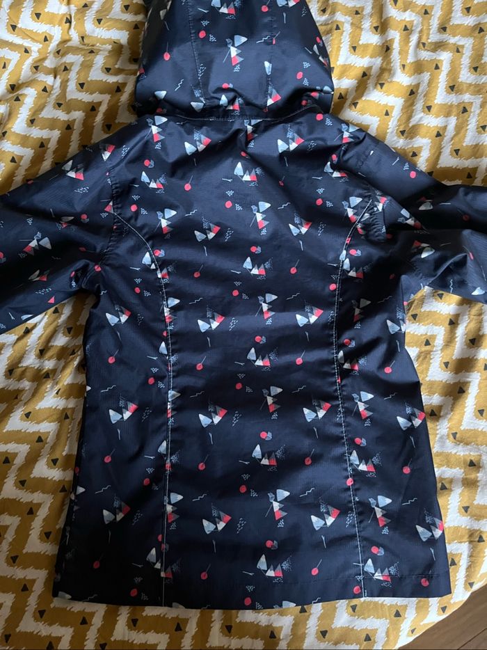 Veste imperméable quechua/ bleu marine taille 4-5ans mixte - photo numéro 5