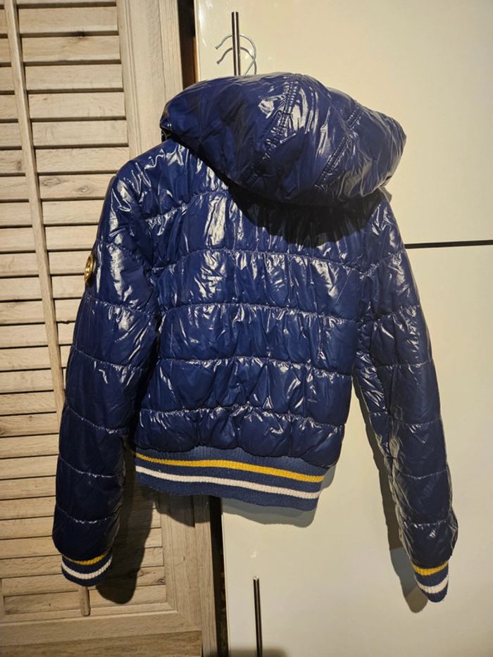 Manteau à capuche bleu foncé Coolcat 146/152 - photo numéro 4