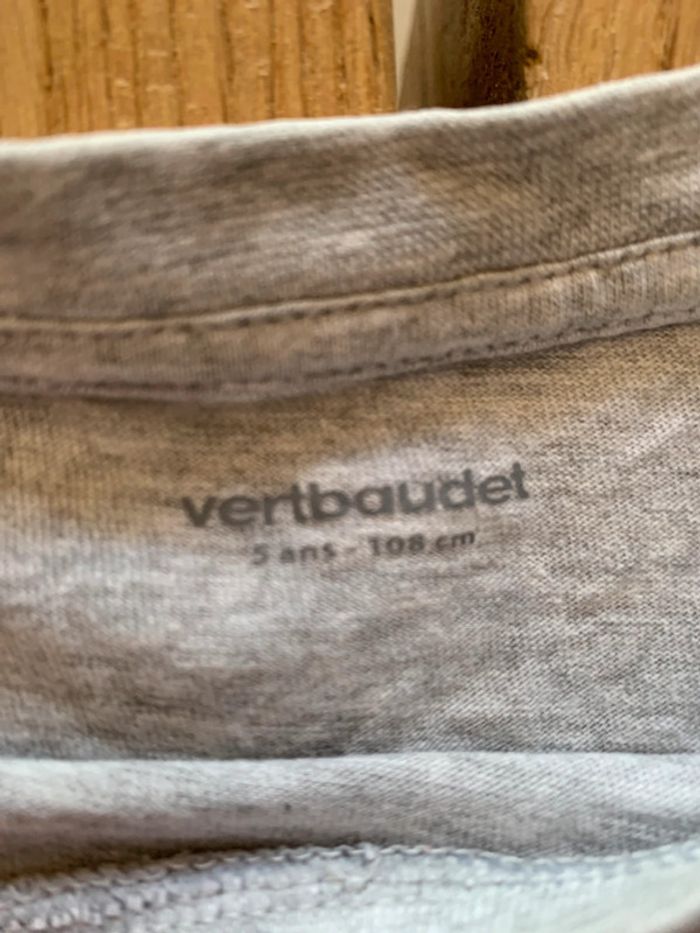 Pyjama léger 2 pièces gris/marine garçon 5 ans Verbaudet - photo numéro 3
